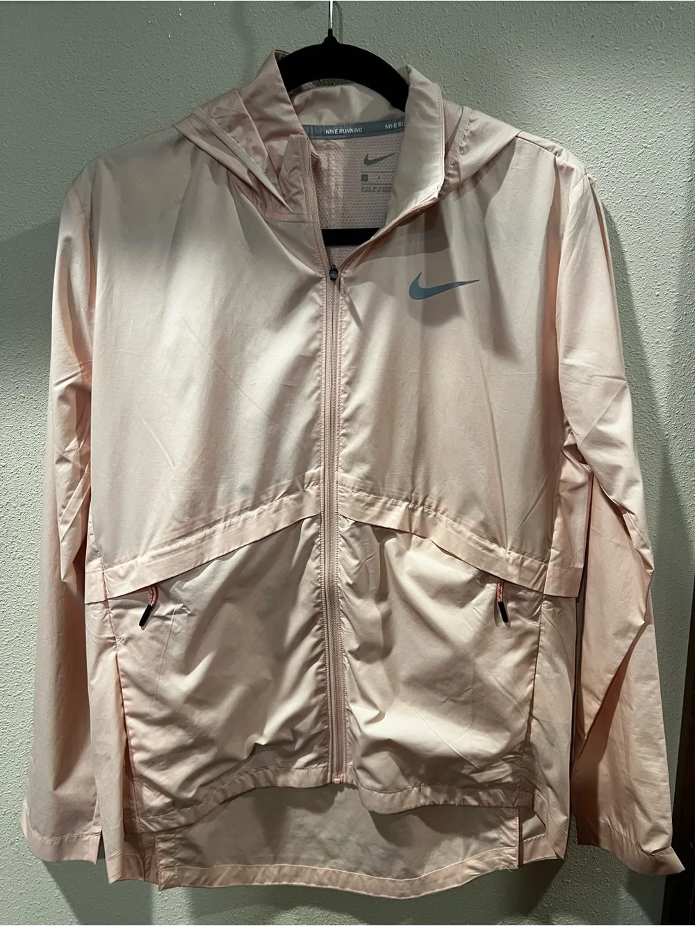 Nike Pink Hooded Windbreaker Jacket